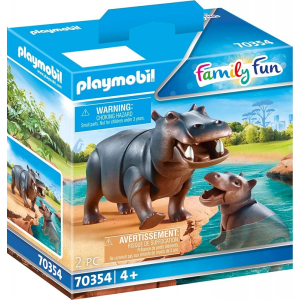 Playmobil Family Fun Víziló kicsinyével 70354