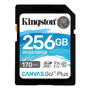 Kingston 256GB SDXC Kingston Canvas Go! Plus UHS-I U3 V30 (SDG3/256GB)