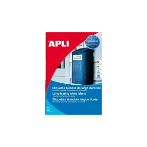 APLI 64.6x33.8 mm etikett, poliészter, időjárásálló 480 darab (LCA1226)