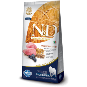 N&D Low Grain Dog Bárány&áfonya adult maxi 12kg kutyatáp