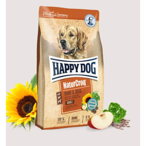 Happy Dog NaturCroq Rind & Reis (Marha & rizs) 4kg kutyatáp