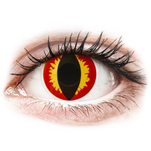 MaxVue Vision ColourVUE Crazy Lens - Dragon Eyes - dioptria nélkül (2 db lencse)