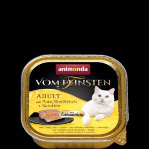 Animonda Animonda Vom Feinsten Gourmet (csirke,marha,sárgarépa) alutálkás -Felnőtt macskák részére (100g)