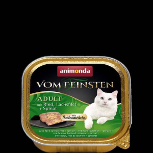 Animonda Animonda Vom Feinsten Gourmet (csirke,lazacfilé,spenót) alutálkás -Felnőtt macskák részére (100g)