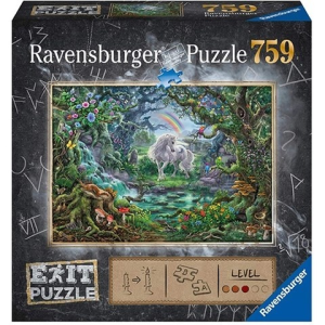 Ravensburger : Unikornis erdő 759 db-os Exit puzzle