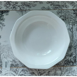 Churchill ARTIC WHITE kerámia mély tányér fehér 20cm, 407149MT