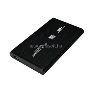 LogiLink MBR UA0041B 2,5" SATA HDD USB2.0 külső aluminium ház - Fekete (UA0041B)