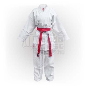 Saman Karate ruha, Saman Kumite, fehér, bordás poly/pamut, 110 méret