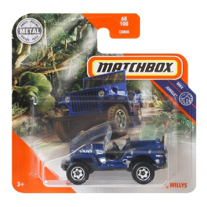  Matchbox: MBX Jungle Jeep Willys kisautó - kék