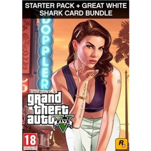 Rockstar Games Grand Theft Auto V + Criminal Enterprise Starter Pack + Great White Shark Card (PC) DIGITAL