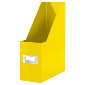 Leitz Iratpapucs, PP/karton, 95 mm, LEITZ &quot;Click&amp;Store&quot;, sárga