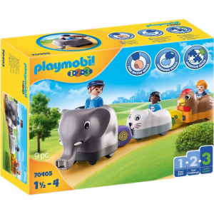 Playmobil 1.2.3 Állatos vonat 70405