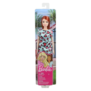 Mattel Chic Barbie baba kék szívecskés ruhában