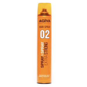  AGIVA Hair Styling Spray 02 Extra Strong Hold 400 ml (Extra Erős hajlakk uraknak)