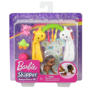 Mattel Barbie: Bébiszitter játékszett játékokkal