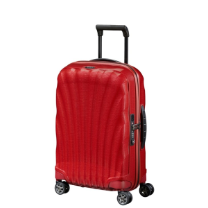 SAMSONITE C-LITE négykerekű USB-s kabinbőrönd 55cm-piros 122859-1198