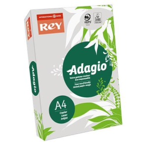 REY Adagio színes másolópapír, pasztell szürke, A4, 80 g, 500 lap/csomag (code 06)