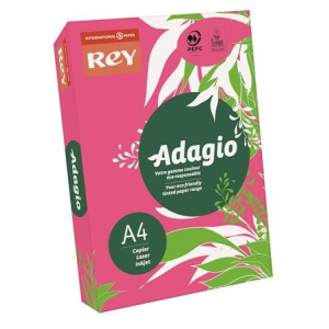 REY Adagio színes másolópapír, intenzív fukszia, A4, 80 g, 500 lap/csomag (code 23)