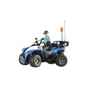 Bruder Bworld - Rendőrségi quad női sofőrrel és felszereléssel 63010