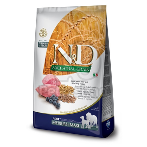 N&D N&D Ancestral Grain Dog Adult Medium & Maxi Lamb & Blueberry 2,5 kg
