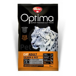 Visán Visán Optimanova Cat Adult Salmon & Rice 2 kg