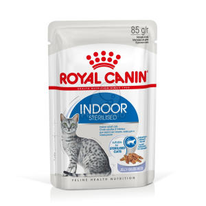 Royal Canin Royal Canin Indoor Sterilised Jelly - lakásban tartott felnőtt macska zselés nedves táp 12 x 85 g