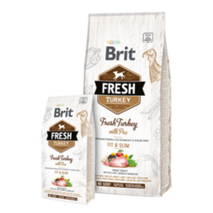 Brit Fresh Pulyka és Borsó Adult Fit & Slim 2,5 kg