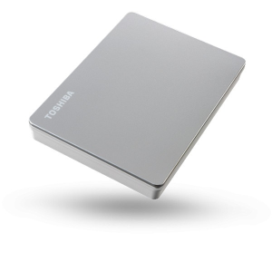 Toshiba Külső HDD 2.5&quot; - 2TB Canvio Flex Ezüst (USB3.2 Gen 1. (USB-A, USB Type-C; ~5Gbps; exFAT+; Mac kompatibilis)