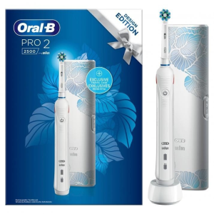 Oral-B Oral-B Pro 2 2500 White Design Edition elektromos fogkefe