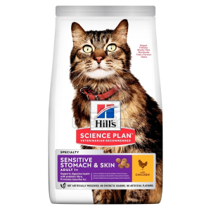 Hill's Hill's Science Plan Adult Sensitive Stomach & Skin száraz macskatáp 300 g