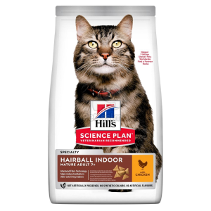 Hill's Hill's Science Plan Mature Adult 7+ Hairball Indoor száraz macskatáp 1,5 kg