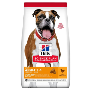 Hill's Hill's Science Plan Adult Light Medium száraz kutyatáp 14 kg