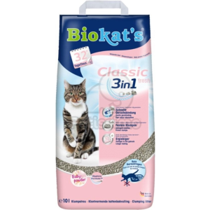 Biokat's Biokat's Classic Fresh 3in1 Baby Powder alom 10 l