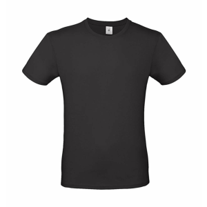 B and C Csomag akciós póló (minimum 3 db) Férfi rövid ujjú póló B&amp;C #E150 T-Shirt -5XL, Fekete