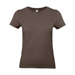 B and C Női rövid ujjú póló B&amp;C #E190 /women T-Shirt -XL, Barna
