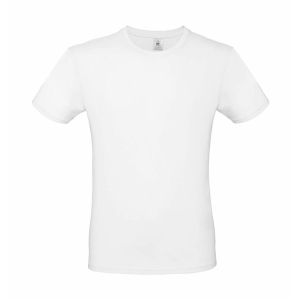 B and C Férfi rövid ujjú póló B&amp;C #E150 T-Shirt -L, Fehér