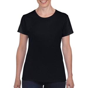 marka-logok-kicsi/gildan.jpg Női póló Rövid ujjú Gildan Ladies&#039; Heavy Cotton? T-Shirt - M, Fekete