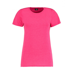 Kustom Kit Női rövid ujjú felső Kustom Kit Women&#039;s Fashion Fit Superwash 60º Tee XS, Rózsaszín Marl