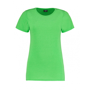 Kustom Kit Női rövid ujjú felső Kustom Kit Women&#039;s Fashion Fit Superwash 60º Tee M, Lime zöld Marl