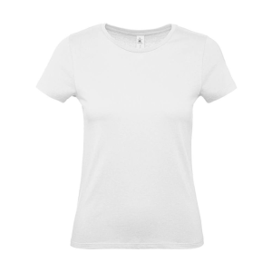 B and C Csomag akciós póló (minimum 5 db) Női rövid ujjú póló B&amp;C #E150 /women T-Shirt -2XL, Fehér