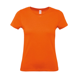 B and C Csomag akciós póló (minimum 5 db) Női rövid ujjú póló B&amp;C #E150 /women T-Shirt -S, Narancssárga