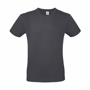 B and C Csomag akciós póló (minimum 5 db) Férfi rövid ujjú póló B&amp;C #E150 T-Shirt -2XL, Sötétszürke