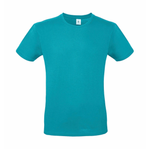 B and C Csomag akciós póló (minimum 3 db) Férfi rövid ujjú póló B&amp;C #E150 T-Shirt -M, Igazi türkizkék