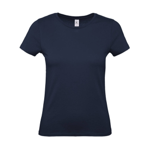 B and C Csomag akciós póló (minimum 5 db) Női rövid ujjú póló B&amp;C #E150 /women T-Shirt -L, Sötétkék (navy)