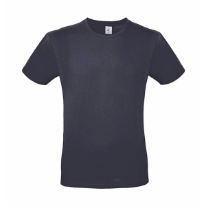 B and C Csomag akciós póló (minimum 5 db) Férfi rövid ujjú póló B&amp;C #E150 T-Shirt -L, Világos sötétkék (navy)
