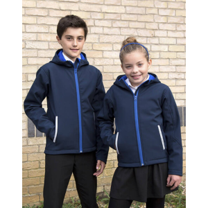 Result Gyerek Kabát Kapucnis Hosszú ujjú Result Kids TX Performance Hooded Softshell Jacket