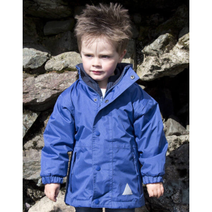Result Gyerek Kabát Kapucnis Hosszú ujjú Result Junior Reversible Stormproof Jacket