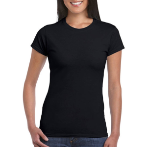 GILDAN Női póló Csapott ujjú Gildan Softstyle Ladies&#039; T-Shirt - S, Fekete