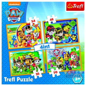 Trefl Mancs őrjárat: 4 az 1-ben puzzle