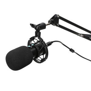 Omega gaming mikrofon, VARR VGMTB, USB, fekete